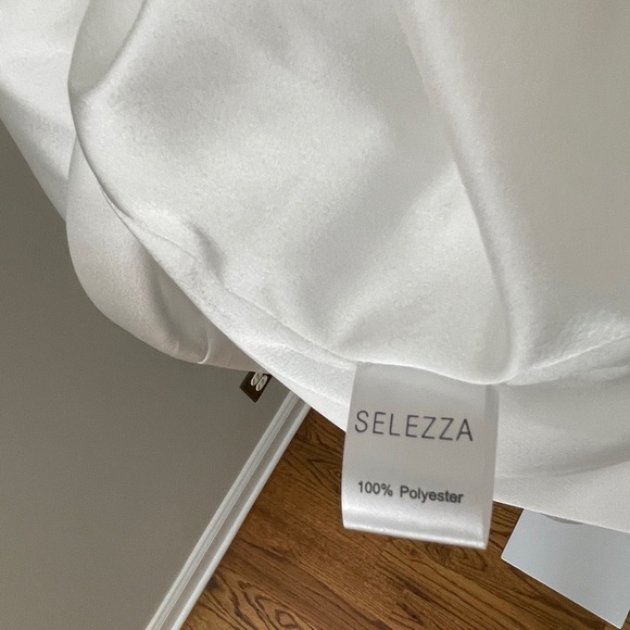 SELEZZA Ivy Tulle Mini Dress With Pleated Flounces - Picture 7 of 7